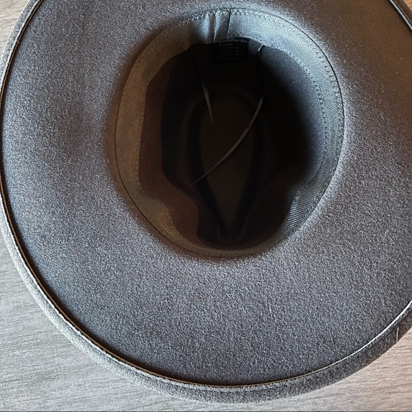 Black Stiff Brim Rancher Hat - Picture 5 of 5